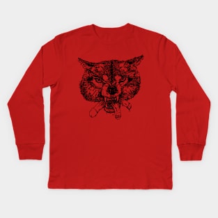 Hungry Like The Wolf Kids Long Sleeve T-Shirt